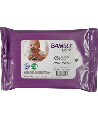 ABENA Bambo Nature baby wet wipes, 10 pcs. (Denmark)