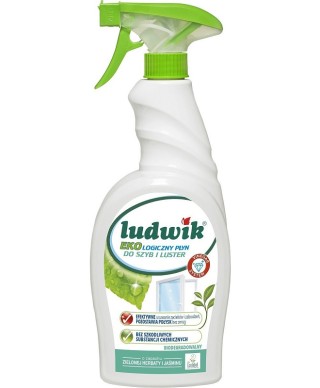 Ecological glass and mirror cleaner, 750 ml (Ludwik)