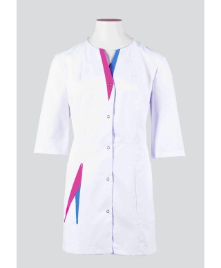 FLORIANA Women's Medical Lab Coat "Lavanda"