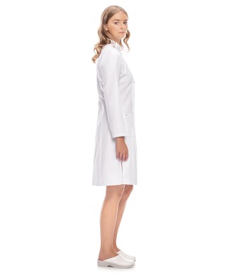 FLORIANA Women's Medical Lab Coat "Frēzija New" (4 pockets)