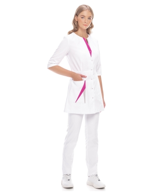 FLORIANA Women's Medical Lab Coat "Lavanda"