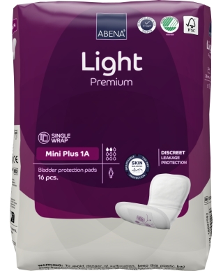 ABENA Light Mini Plus 1A bladder protection pads, 16 pcs.