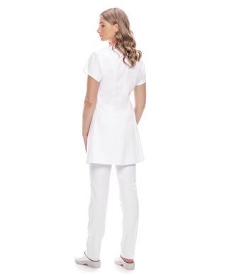 FLORIANA Women's Medical Lab Coat "Magone" with embroidery