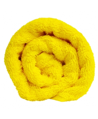 Махровое полотенце, жёлтое