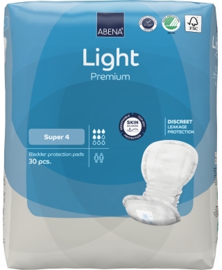 ABENA Light Super 4 incontinence pads, 30 pcs.