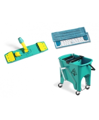 Mop cleaning kit, green, art. kit00039, TTS (Italy)