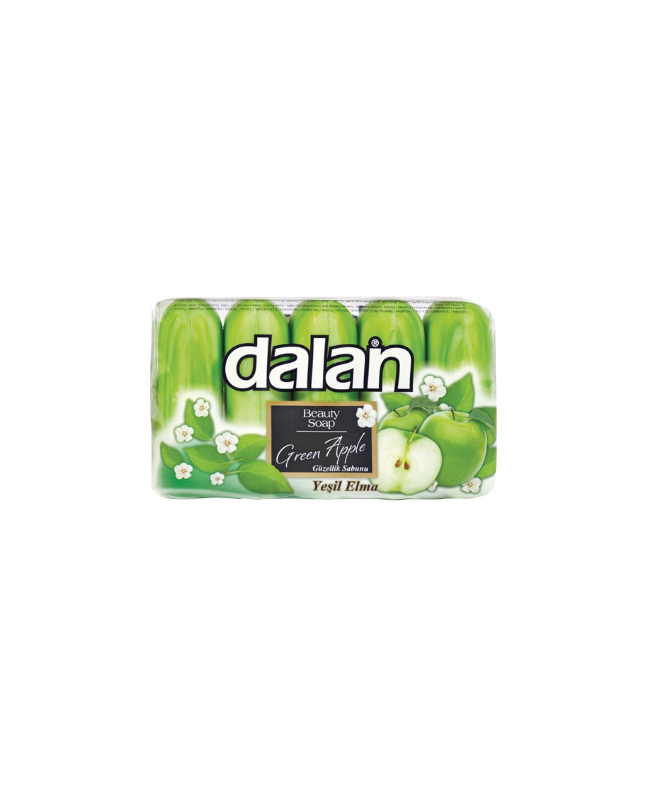 Туалетное мыло "Dalan Green Apple", 5 x 75 г