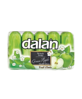 Toilet soap "Dalan Green Apple", 5 x 75 g