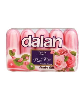 Туалетное мыло "Dalan Pink Rose", 5 x 75 г