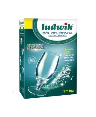 Protective salt for dishwasher, 1.5 kg (Ludwik)