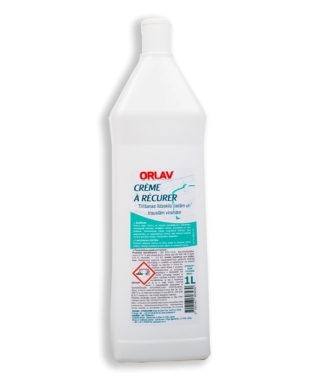 Krēmveidīgs tīrīšanas līdzeklis ar citrona smaržu ORLAV-189, 1L (Hydrachim)