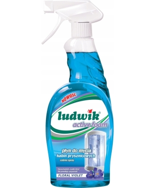 Shower cabin cleaner with active foam, 600 ml (Ludwik)
