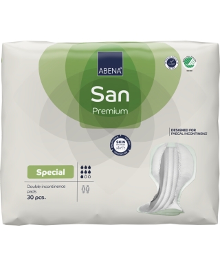 ABENA San Special Premium Вкладыши при недержании кала и мочи 30 шт. (Дания)