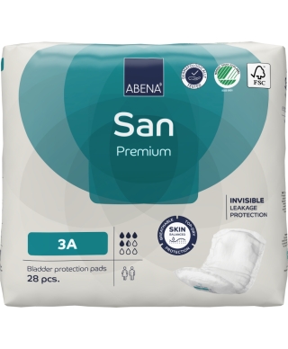 ABENA San 3A Premium ieliktnīši urīna nesaturēšanai 28 gab. (Dānija)