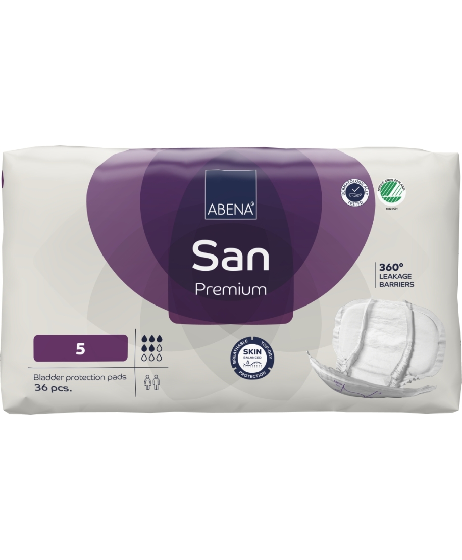 ABENA San 5 Premium incontinence pads 36 pcs. (Denmark)