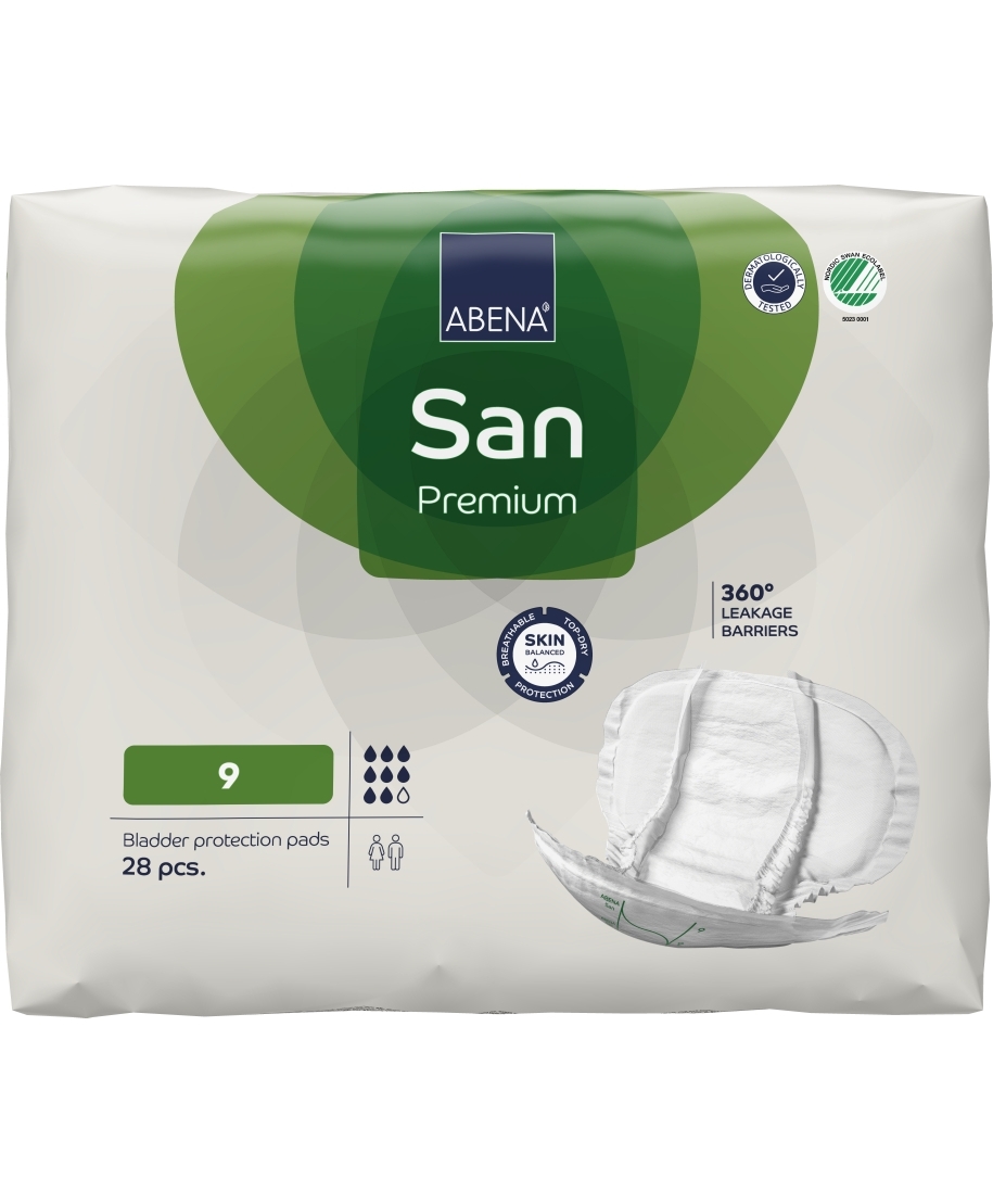 ABENA San 9 Premium incontinence pads 28 pcs. (Denmark)