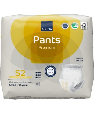 ABENA Pants (Abri-Flex) S2 Premium panty diapers for urinary incontinence 16 pcs. (Denmark)