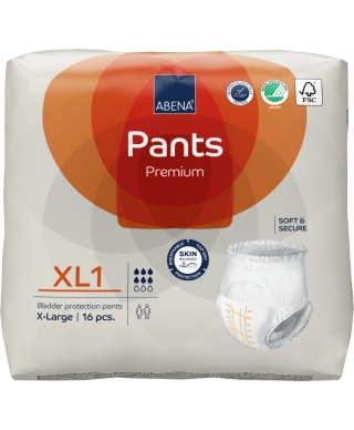 ABENA Pants (Abri-Flex) XL1 Premium штанишки при недержании мочи 16 шт. (Дания)