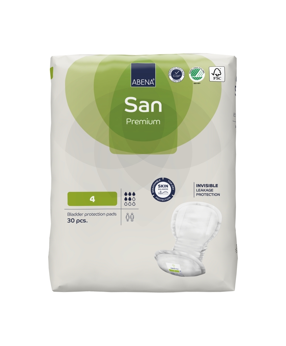 ABENA San 4 Premium incontinence pads 30 pcs. (Denmark)