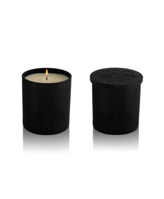 SPRING AIR LUX Black Satin aromātiskā sojas vaska svece, 230 ml (Grieķija)