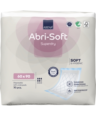 ABENA Disposable pads, Abri-soft Superdry, 60x90cm, 30 pcs. (Denmark)