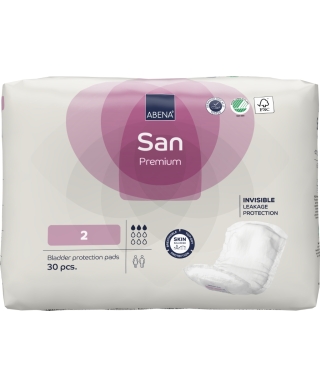 ABENA San 2 Premium incontinence pads 30 pcs. (Denmark)