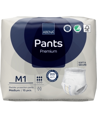 ABENA Pants (Abri-Flex) M1 Premium panty diapers for urinary incontinence 15 pcs. (Denmark)