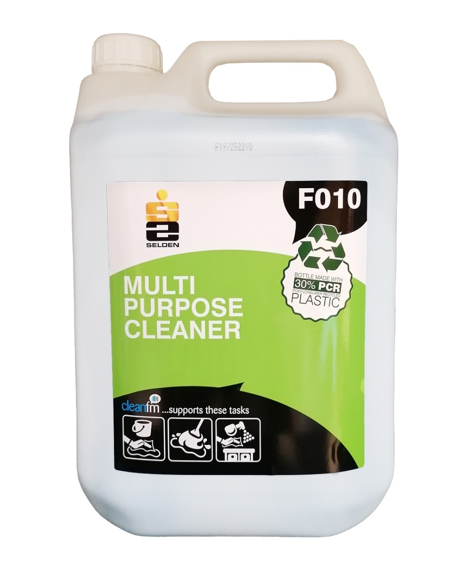 Universāls tīrīšanas līdzeklis telpu uzkopšanai "F010 Multi Purpose Cleaner", 5 l (Selden)