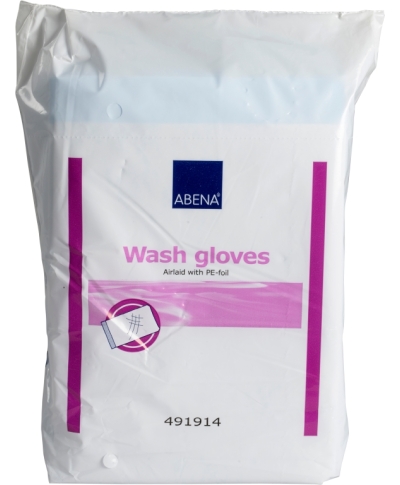 ABENA Wash gloves Airlaid...