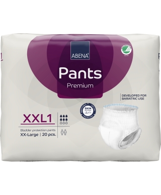 ABENA Pants (Abri-Flex) XXL1 Premium panty diapers for urinary incontinence 20 pcs. (Denmark)