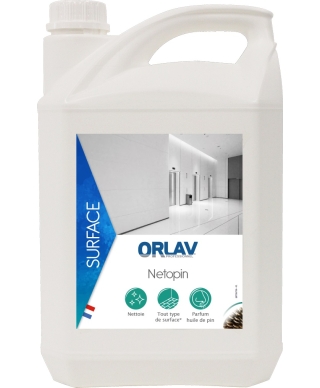 HYDRACHIM Floor and hard surfaces cleaner with anti-bacterial effect ORLAV-6020 NETOPIN, 5 liters (France)