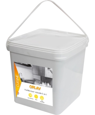 Таблетки для посудомоечных машин ORLAV-0134 5-in-1, 3кг- 150таб. (Hydrachim)