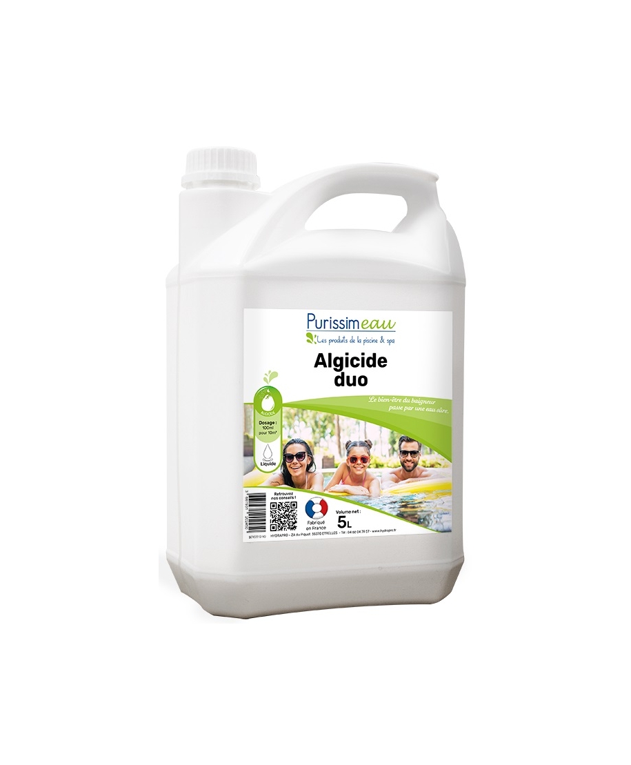 Peldbaseinu tīrīšanas līdzeklis "Puris-0073 Algicide Multi", 5 litri (Hydrachim)