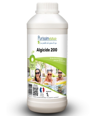 Peldbaseinu tīrīšanas līdzeklis Puris-0041 Algicide 200 (Hydrachim)
