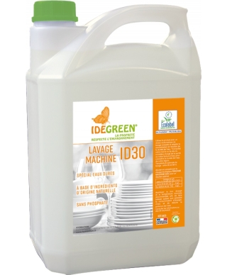 Ecological detergent for dish washing machines "Idegreen ID30 - 423 Lavage Machine", 5L (France)
