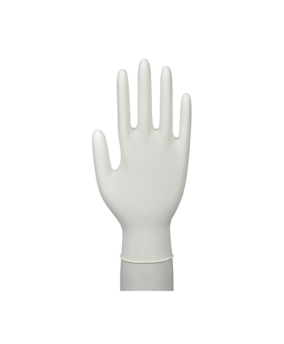 ABENA Single use gloves, latex, uncoated, white, 100 psc. (XS - XL)
