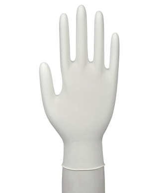 ABENA Одноразовые латексные перчатки, без напыления, белые, 100 шт. (XS - XL)