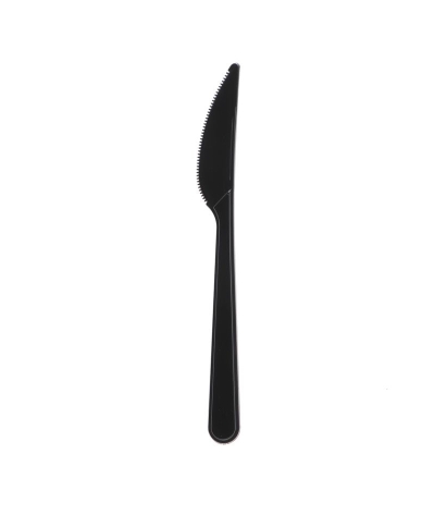Plastic knives, 50 pcs., black