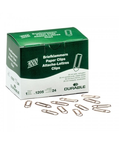Paper clips DURABLE 26mm,...