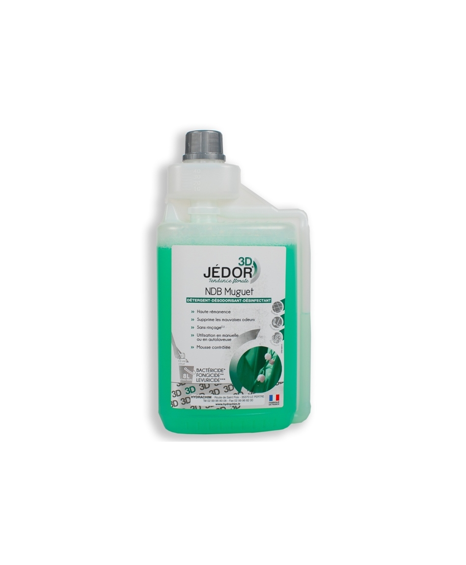 Дезинфицирующее ароматизированное чистящее средство "Jedor 3D NDB Muguet" (Hydrachim)