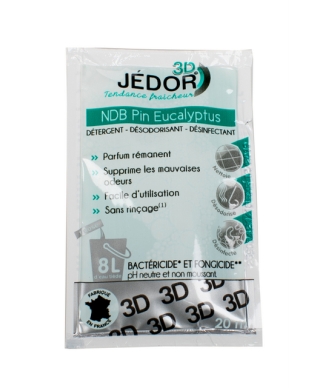 Дезинфицирующее чистящее средство "Jedor 3D NDB Pin eucalyptus" (Hydrachim)