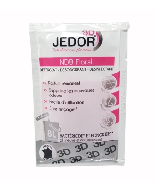 Dezinficējošs aromatizēts tīrīšanas līdzeklis JEDOR 3D NDB Floral, 20ml (Hydrachim)