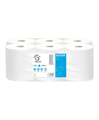 Paper towels "Papernet Autocut Dry Tech", 2 plies, 100m/20cm, art. 407558