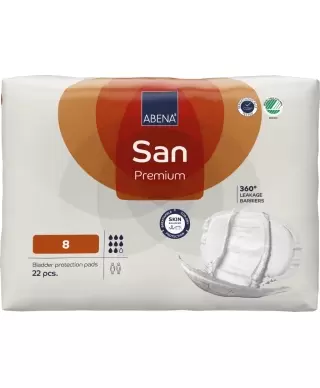 ABENA San 8 Premium прокладки при недержании 22 шт. (Дания)