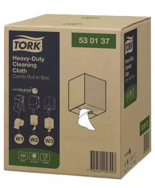 Чистящие салфетки повышенной прочности "Tork", 1 слой, 106м, art. 530137