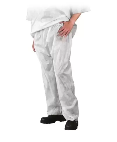 Disposable pants, white, 2XL
