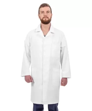 FLORIANA Men's Lab Coat "Boston", fabric Teredo
