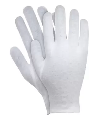 Waiters gloves art.RWKB, cotton, white