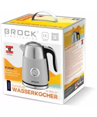 Electric Kettle BROCK WK 9805 GY, 1.7L
