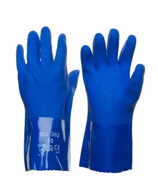 Химически устойчивые рабочие перчатки ПВХ